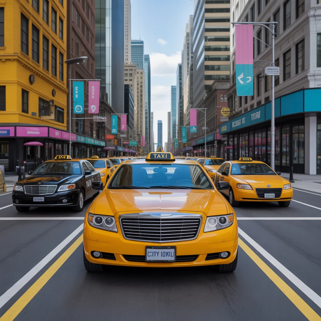 Cover image of City Taxi Adventure: Free Online Driving Game