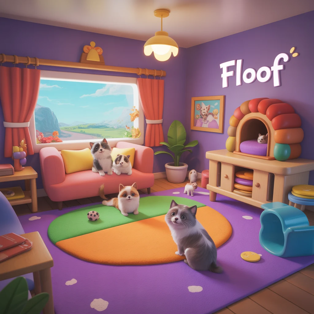 Cover image of Create Your Dream Pet Sanctuary in Floof – Free Online Game!
