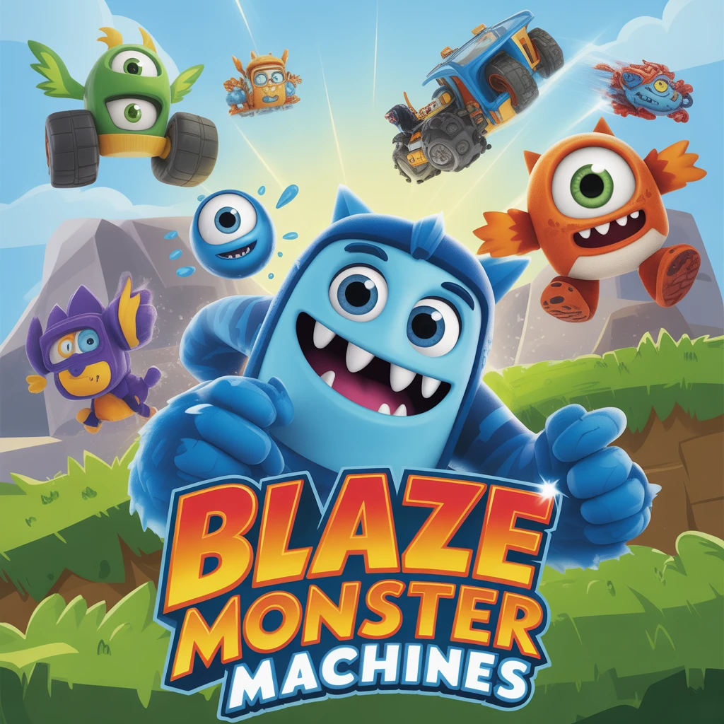 Cover image of Discover and Spot the Hidden Differences in Blaze Monster Machines - Play Free Online Browser Game