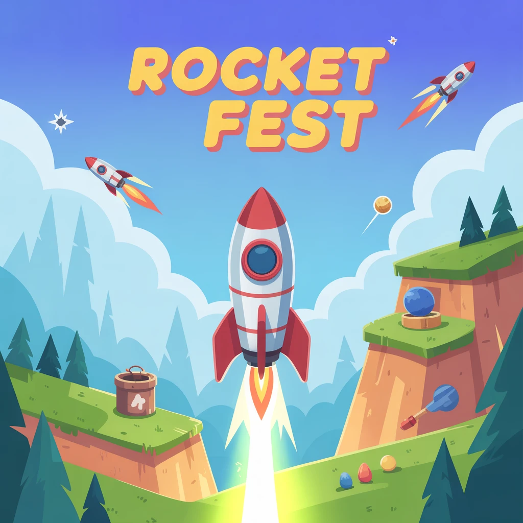 Cover image of Rocket Fest: Blast Off in This Thrilling Online Adventure!