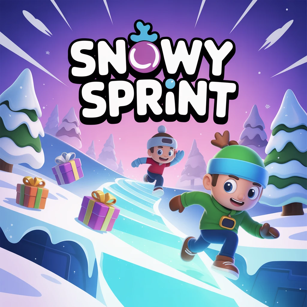 Cover image of Snowy Sprint: A Fun Winter Adventure Game