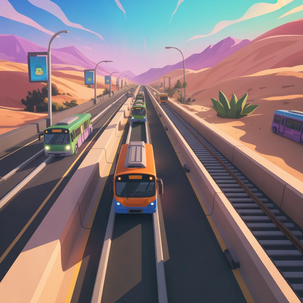 Cover image of Thrilling Subway Bus Adventure: Play Free Online Now!