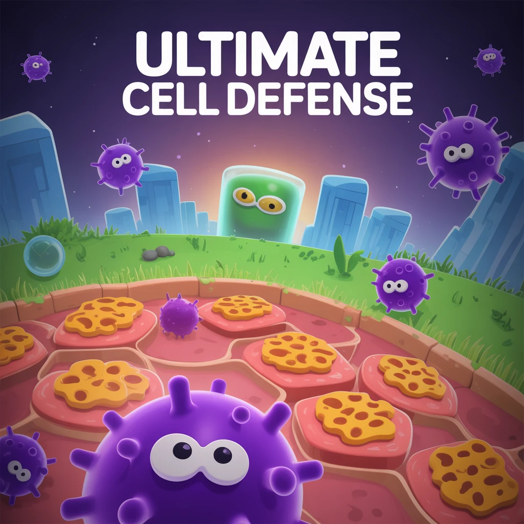 Cover image of Ultimate Cell Defense: Protect Your Cells in this Exciting Online Game!