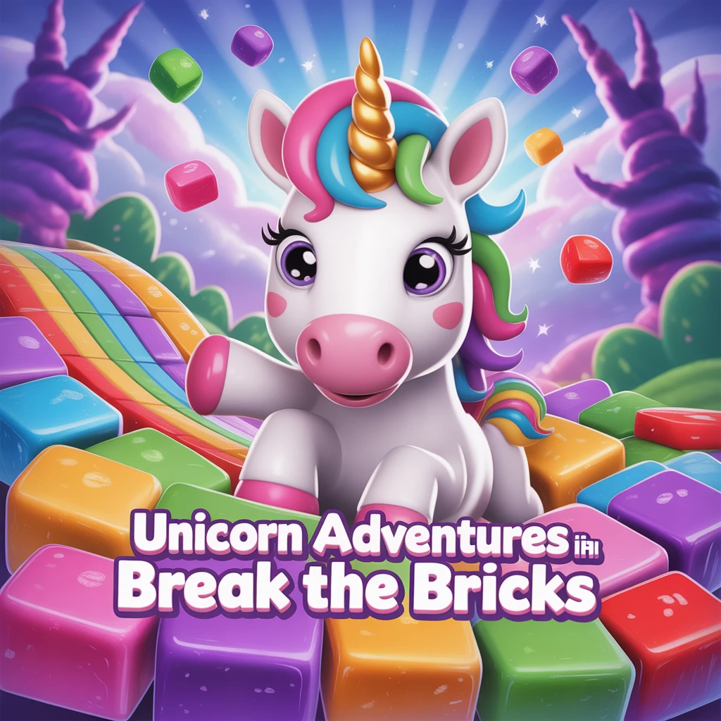 Cover image of Unicorn Adventures: Break the Bricks in This Free Online Game!