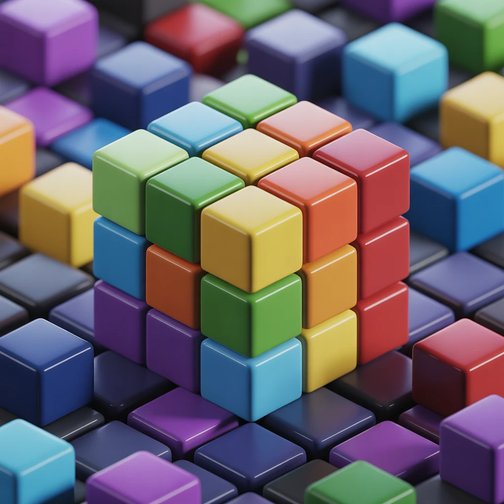 Cover image of 3D Prism Puzzle Challenge: Play This Engaging Online Match Game