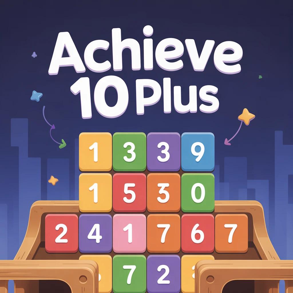 Cover image of Achieve 10 Plus: A Fun Online Challenge Game