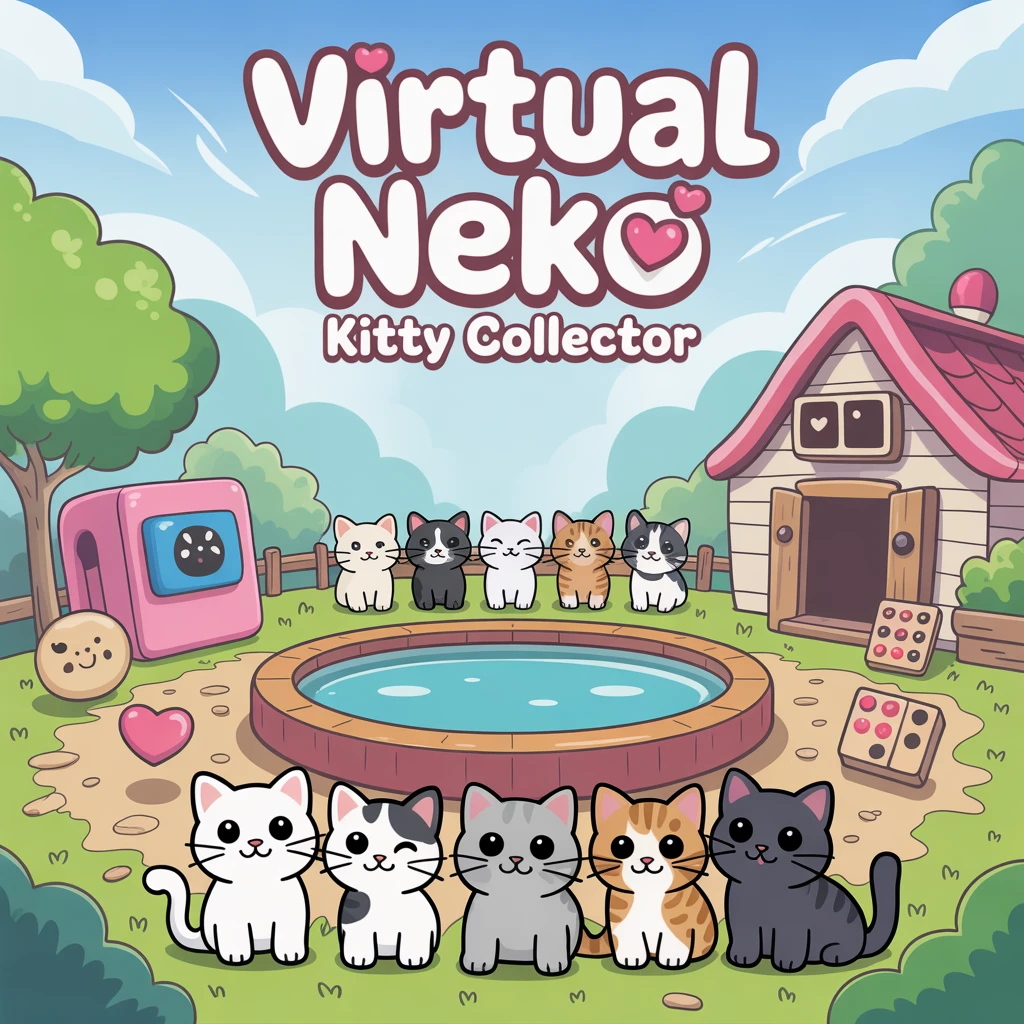Cover image of Adopt Your Dream Cat in the Virtual Neko Kitty Collector Game