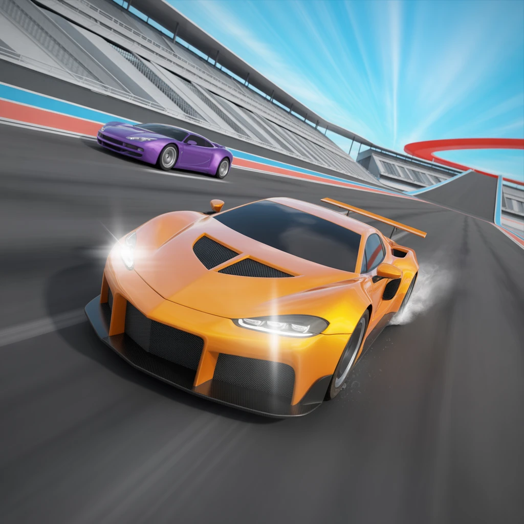 Cover image of Adrenaline-Fueled Stunt Racing Thrills: Play This Free Browser Game!