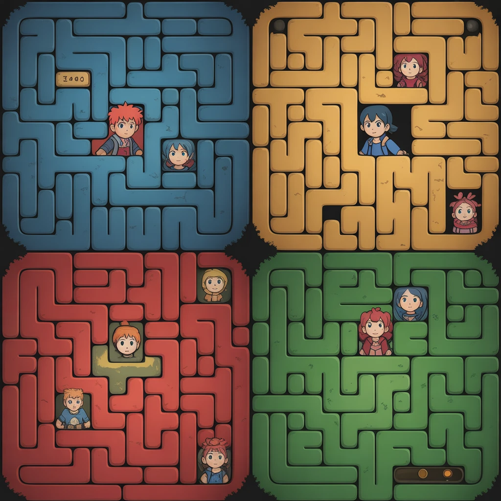 Cover image of Adventure of the Crimson Boy and Azure Girl: A Free Online Quest