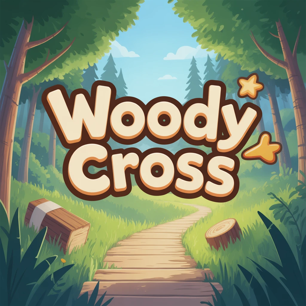 Cover image of Adventure Through the Forest in Woody Cross: A Free Online Browser Game!