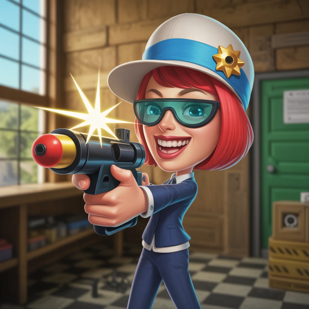 Cover image of Aim True with Mrs. Bullet: The Ultimate Free Shooting Challenge