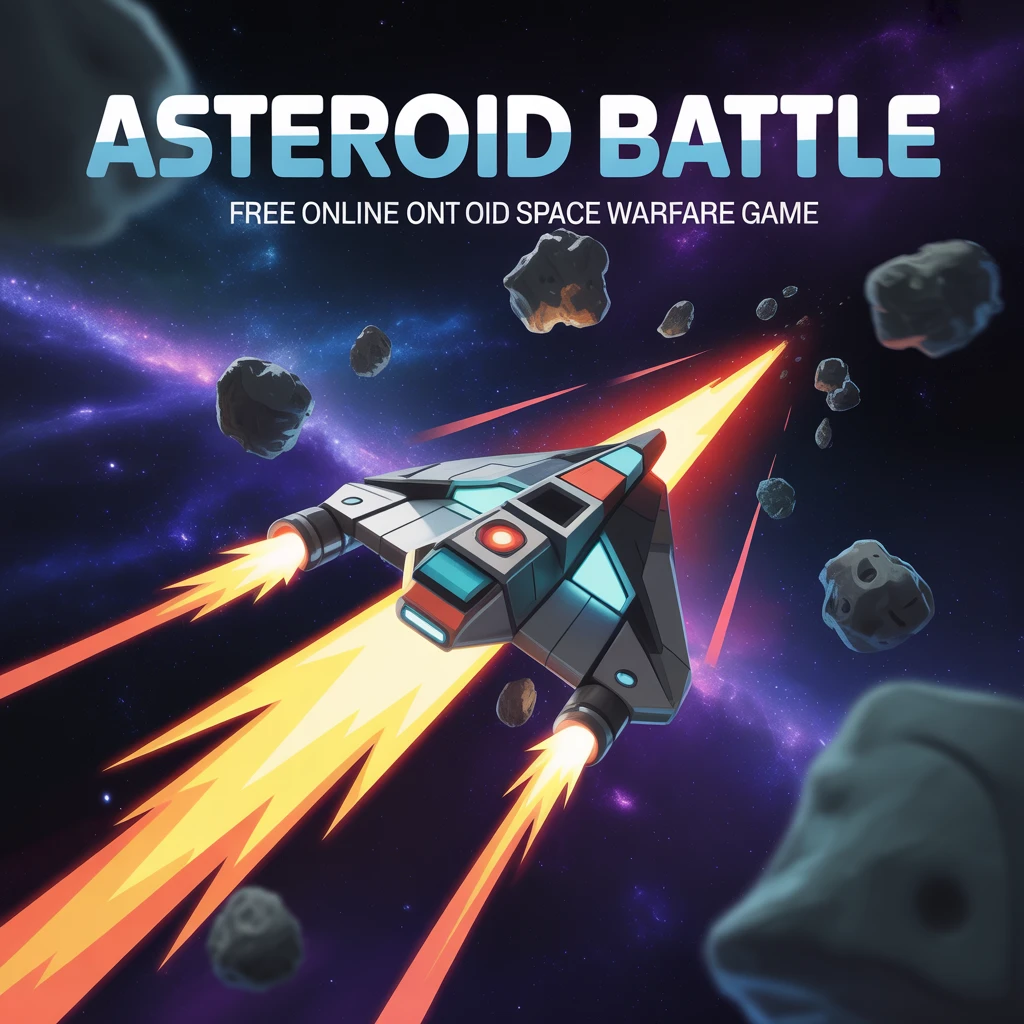Cover image of Asteroid Battle: Free Online Space Warfare Game