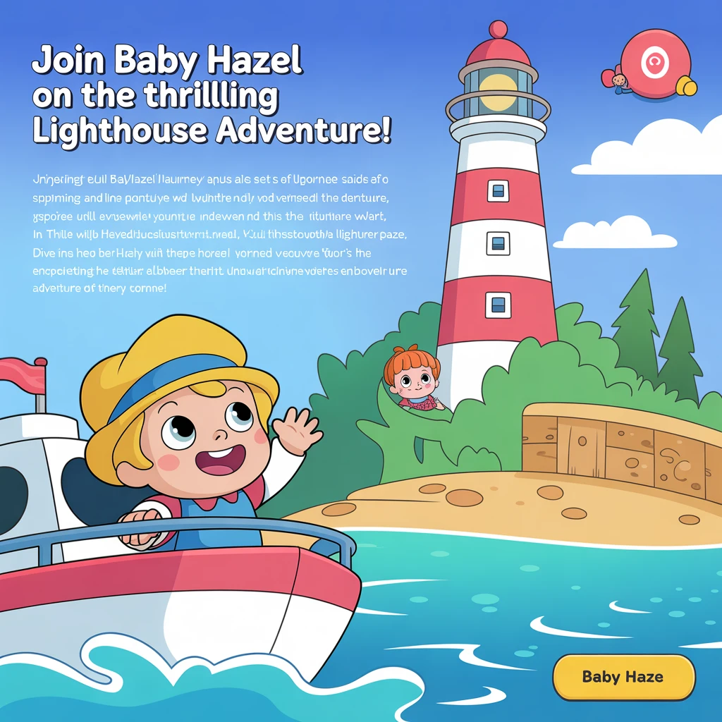 Cover image of Baby Hazel's Exciting Lighthouse Exploration Adventure - Play Now!