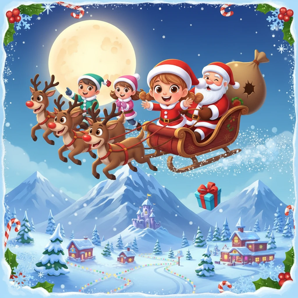 Cover image of Baby Hazel's Festive Christmas Surprise Adventure