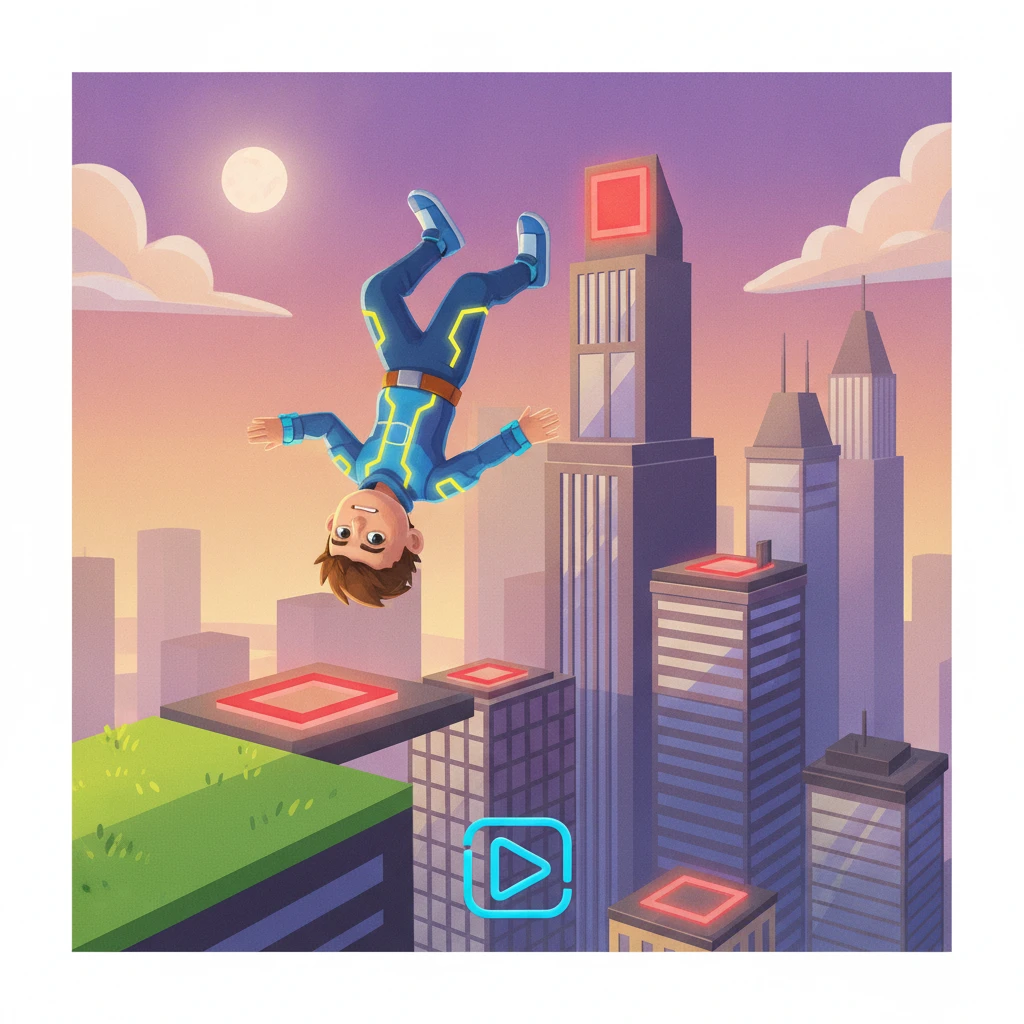 Cover image of Backflip Mastery: Compete in This Free Online Action Game!