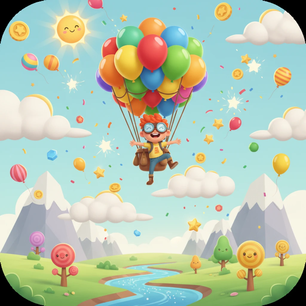 Cover image of Balloon Voyage: An Exciting Free Online Jumping Adventure