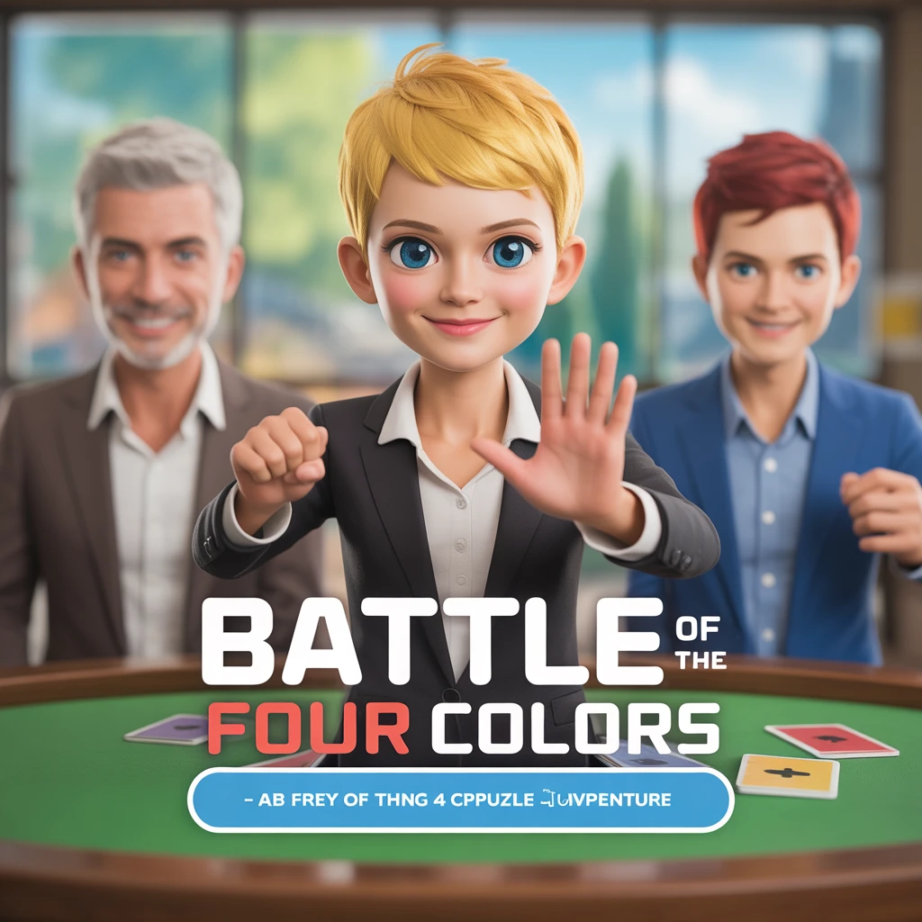 Cover image of Battle of the Four Colors: A Free Online Puzzle Adventure