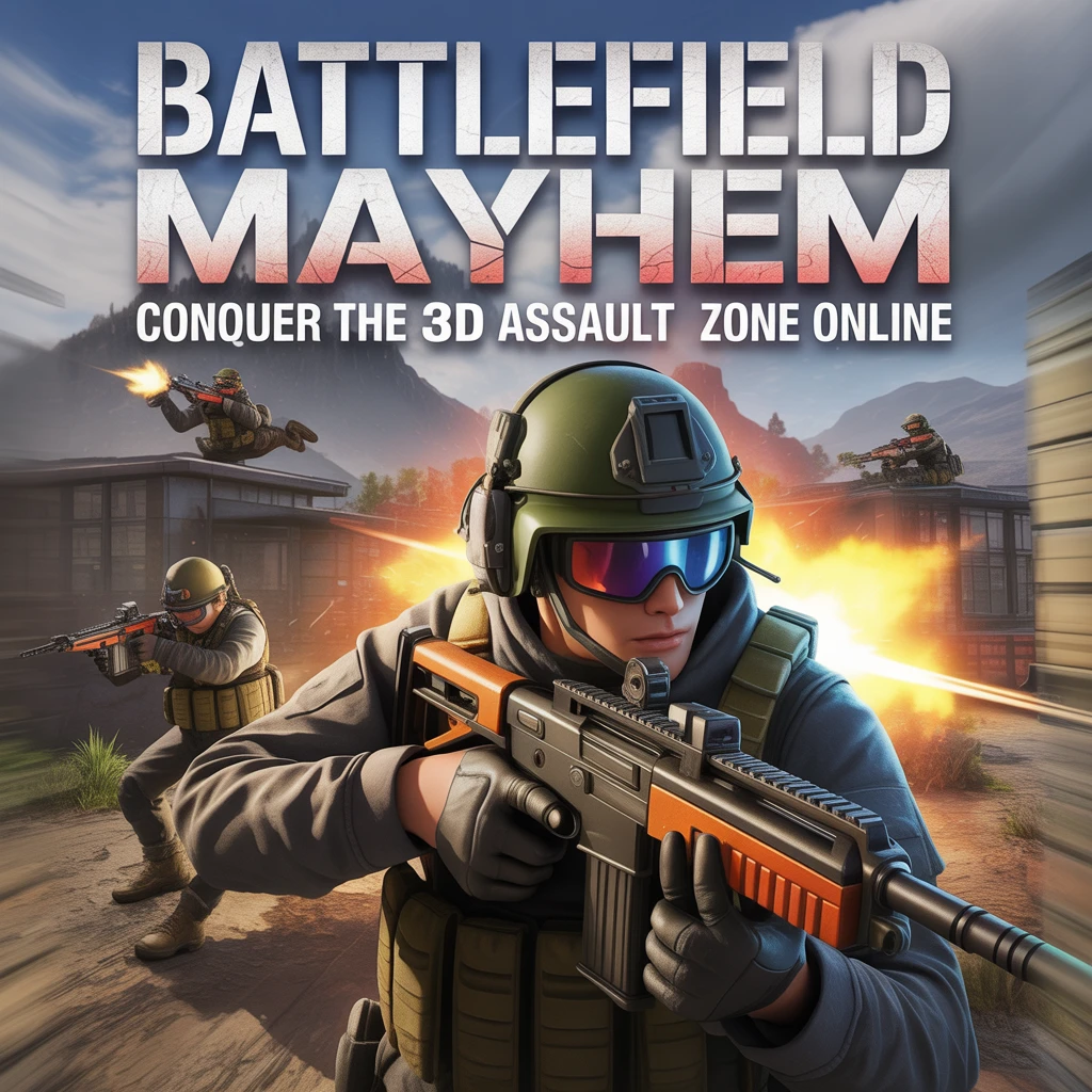 Cover image of Battlefield Mayhem: Conquer the 3D Assault Zone Online