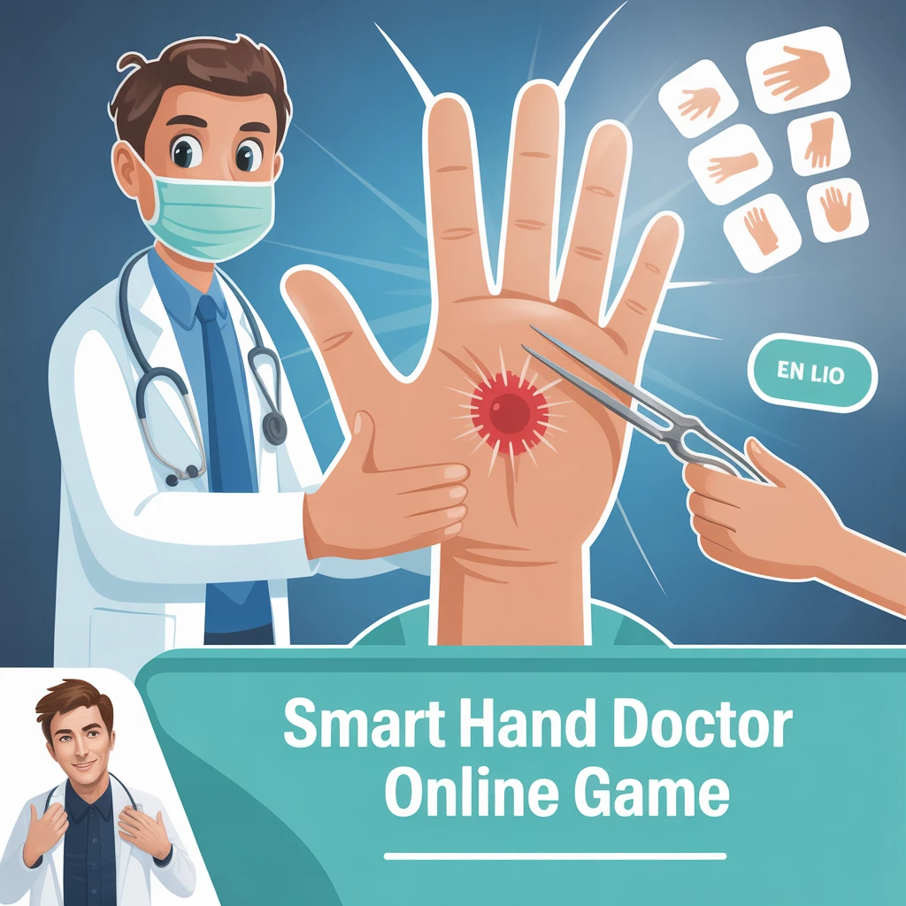 Cover image of Become a Pro Surgeon in the Fun Smart Hand Doctor Online Game