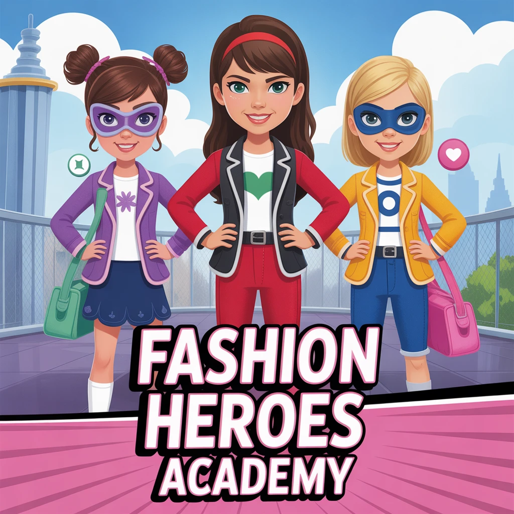 Cover image of Become a Style Superstar at Fashion Heroes Academy - Play Free Online!