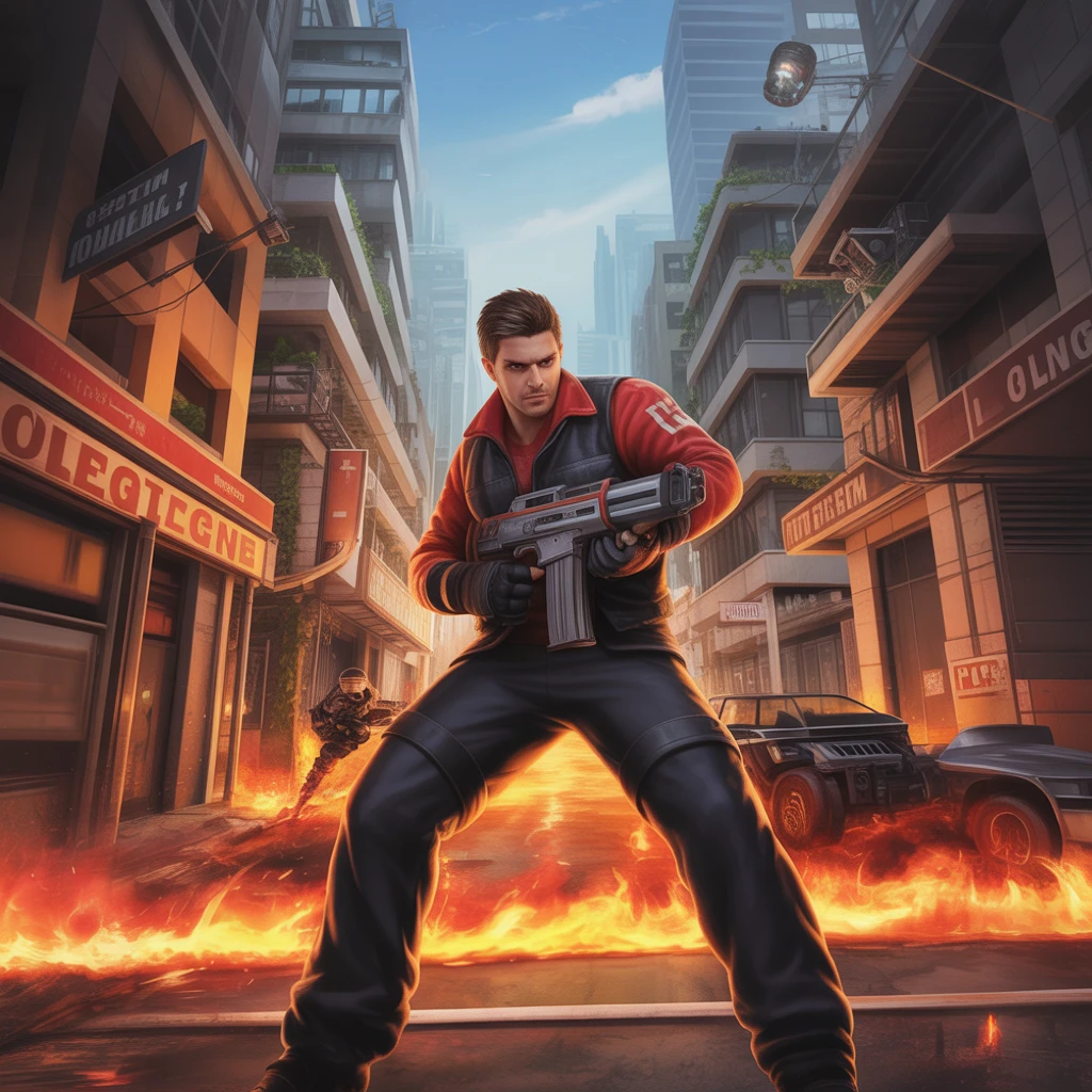 Cover image of Blazing Inferno: Free Online Action Game