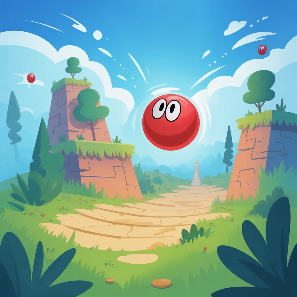 Cover image of Bounce into Adventure with Red Ball: A Free Online HTML5 Game!