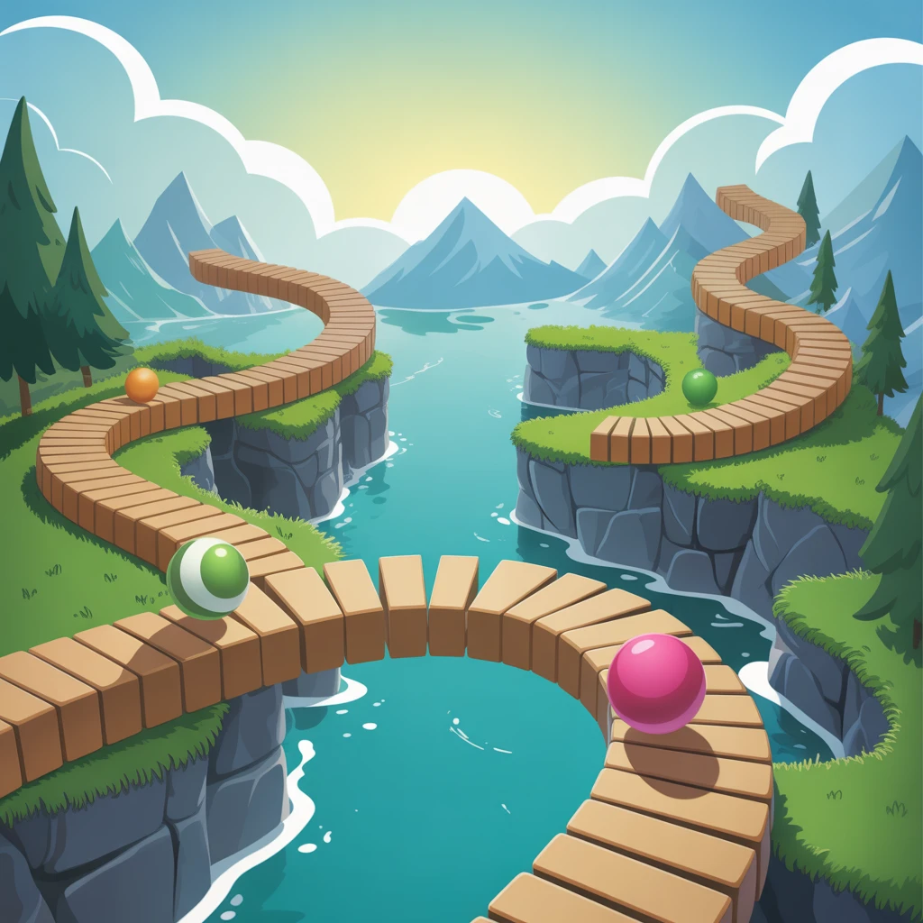 Cover image of Bouncing Adventure: Free Online Ball Game