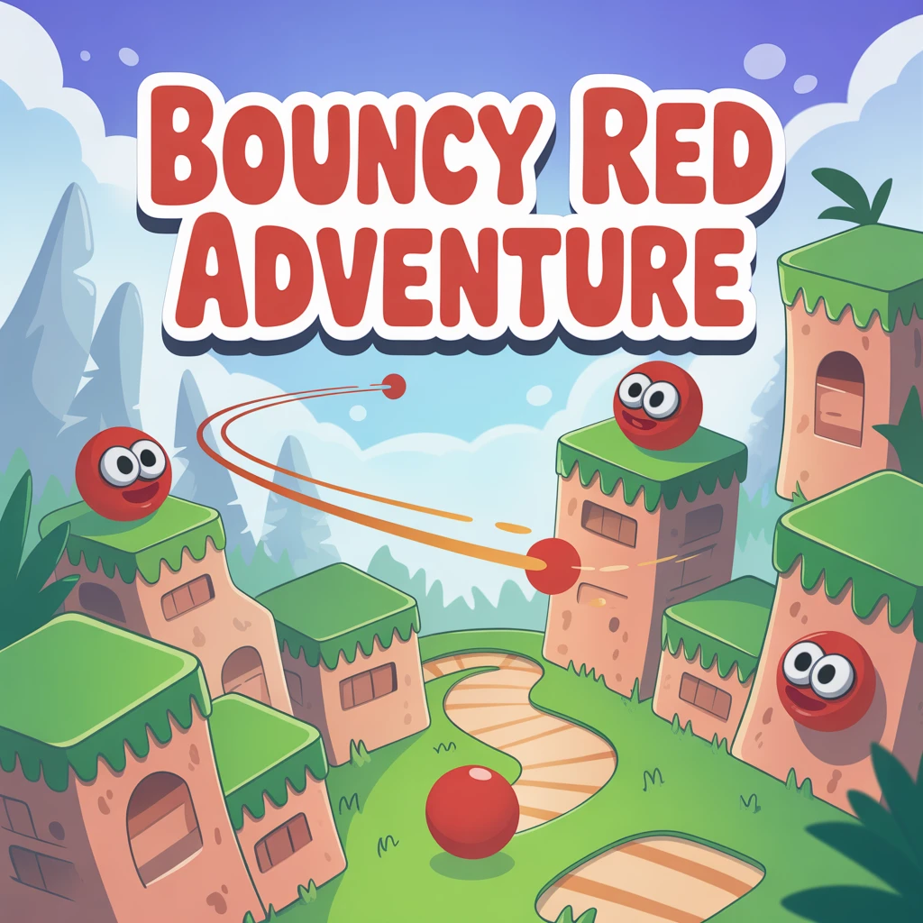 Cover image of Bouncy Red Adventure: Play this Free Online Game!