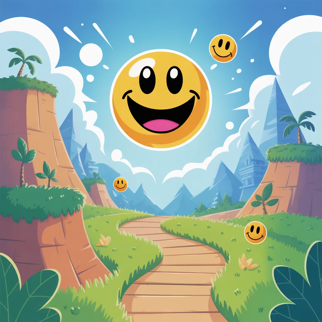 Cover image of Bouncy Smiley Adventure - Play This Free Online Browser Game!