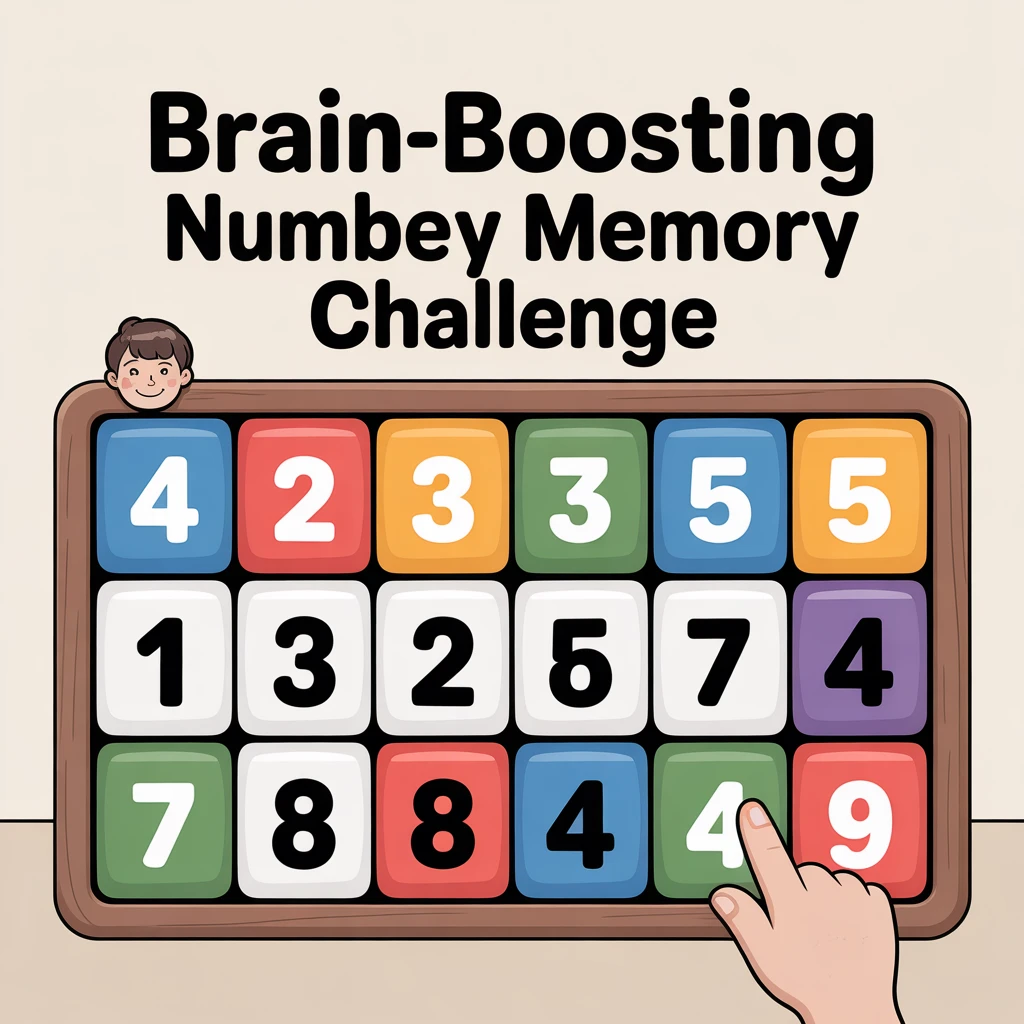 Cover image of Brain-Boosting Number Memory Challenge: Play Online for Free!
