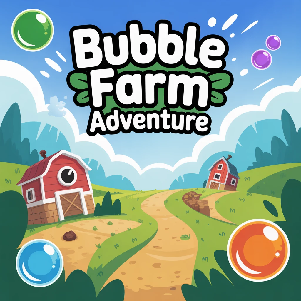 Cover image of Bubble Farm Adventure: A Fun Online Bubble Shooting Game