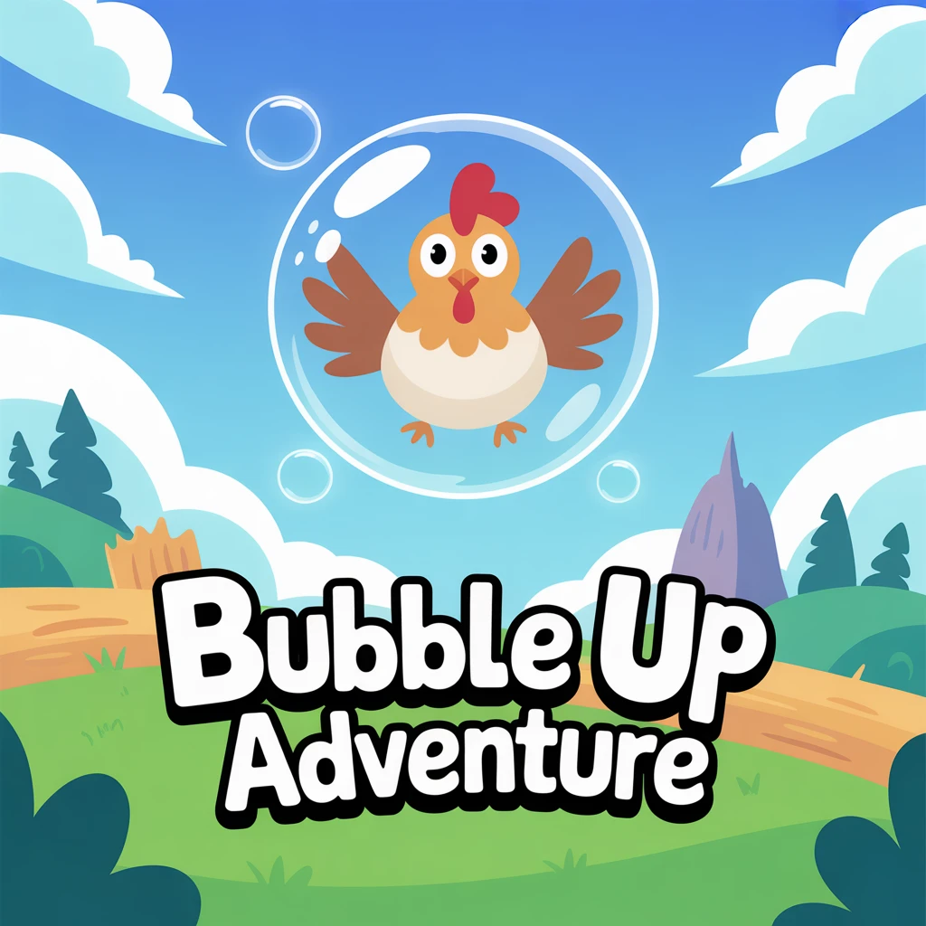 Cover image of Bubble Up Adventure: Soar with the Hen in this Free Online Game!