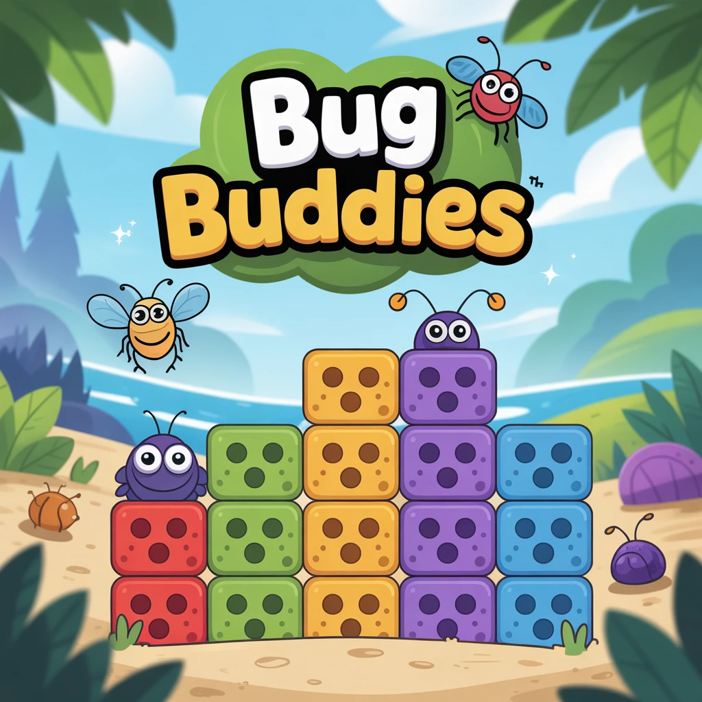 Cover image of Bug Buddies: Free Online Match 3 Adventure