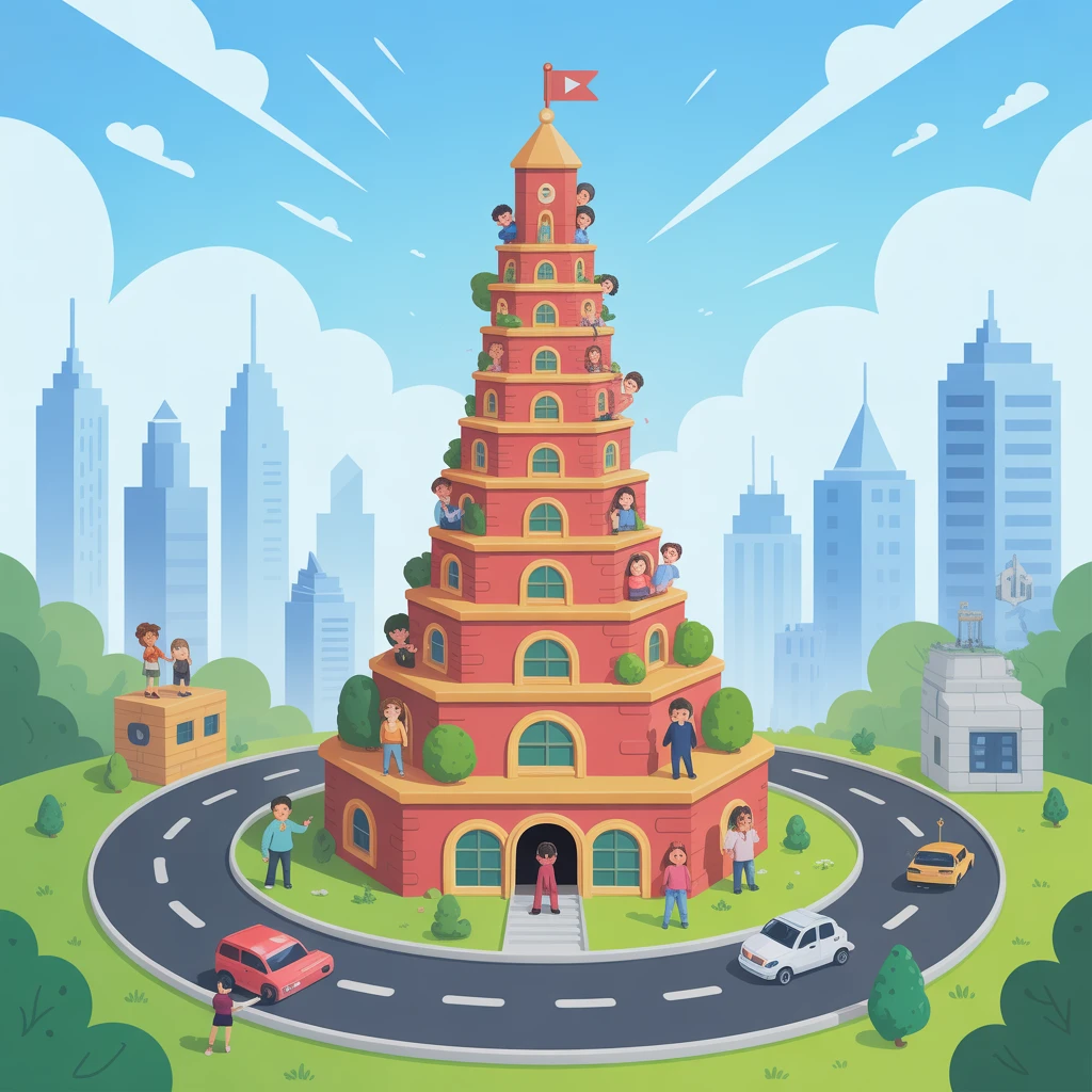 Cover image of Build Your Ultimate People Tower: A Fun and Free Online Game!