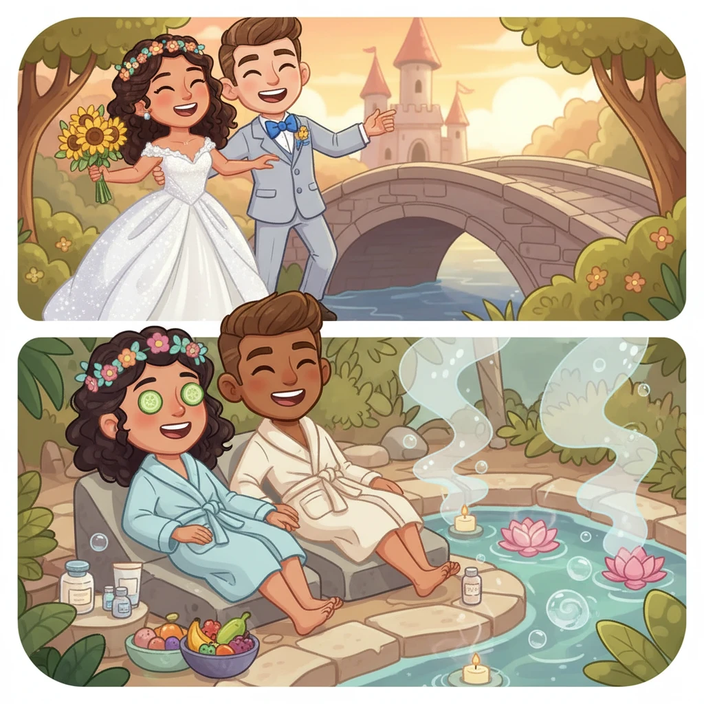 Cover image of Capture the Perfect Moment: Saty & Carl's Free Wedding Photo Adventure Online