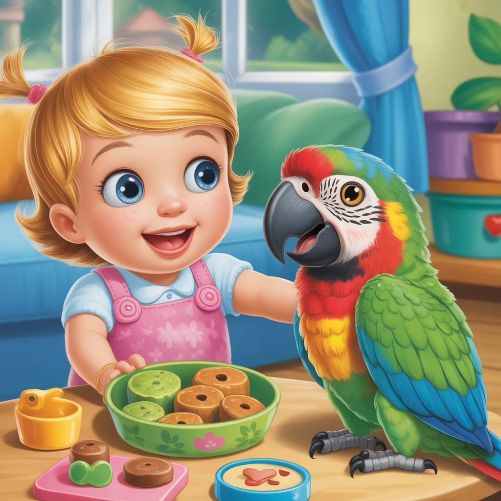 Cover image of Caring for Baby Hazel's Adorable Parrot: A Free Online Game