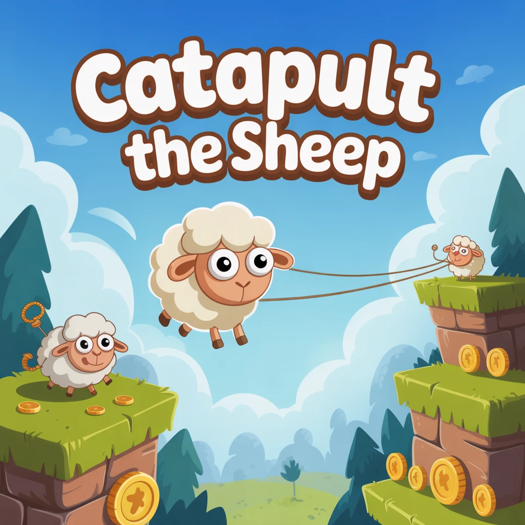 Cover image of Catapult the Sheep: A Fun Online Slinging Adventure