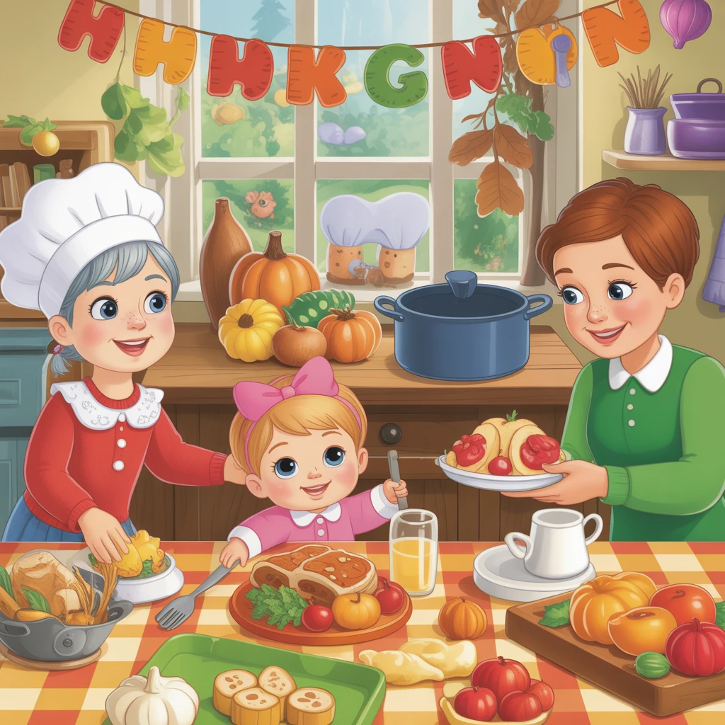 Cover image of Celebrate Thanksgiving with Baby Hazel: An Enchanting Online Adventure