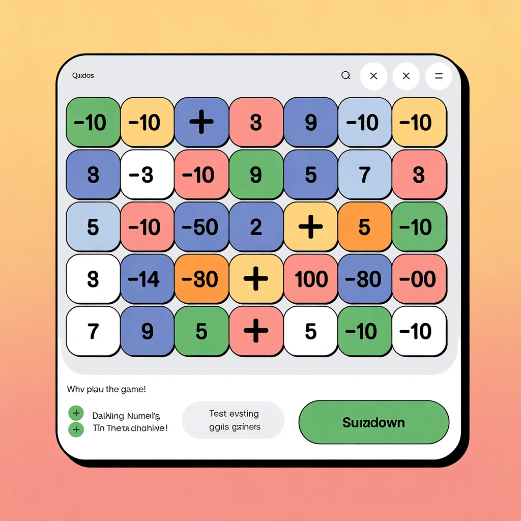 Cover image of Challenging Negative Numbers Maths Quiz: Test Your Skills Online!
