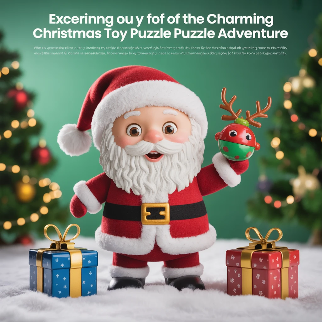 Cover image of Charming Christmas Toy Puzzle Adventure - Free Online Game