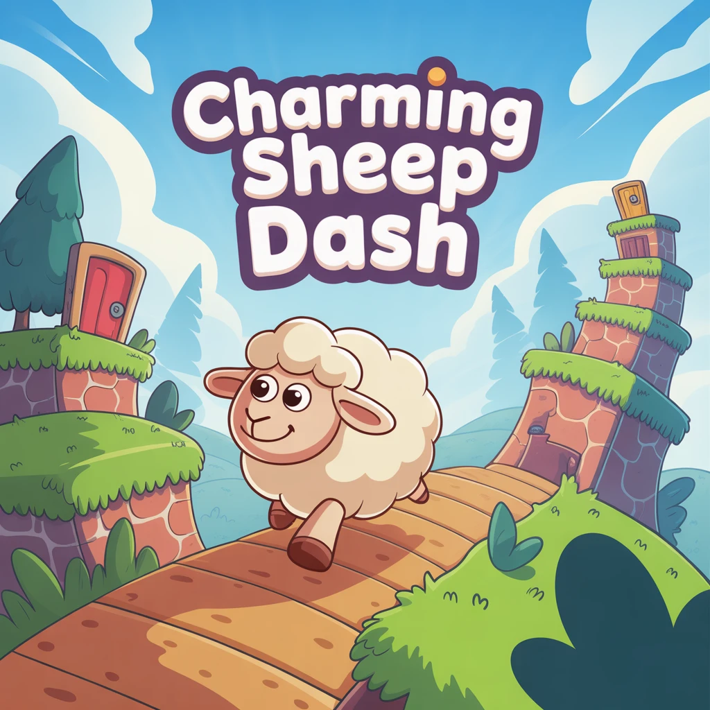 Cover image of Charming Sheep Dash: Play the Free Online Adventure!