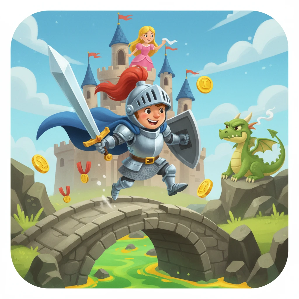Cover image of Chivalrous Knight: A Quest for True Love in this Free Online Adventure Game