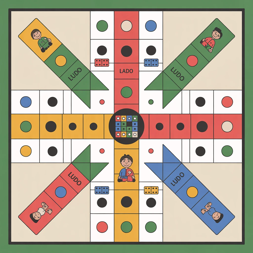 Cover image of Classic Ludo: Play the Timeless Online Board Game for Free!