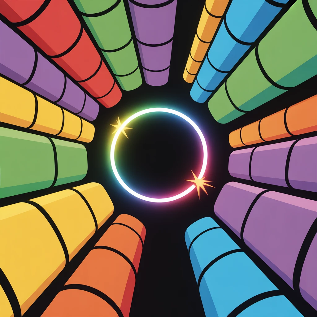 Cover image of Color Dodge Challenge: Test Your Reflexes in This Exciting Online Game!
