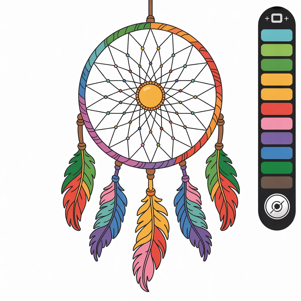 Cover image of Color Your Dreams: The Ultimate Online Miraculous Dream Catcher Coloring Experience