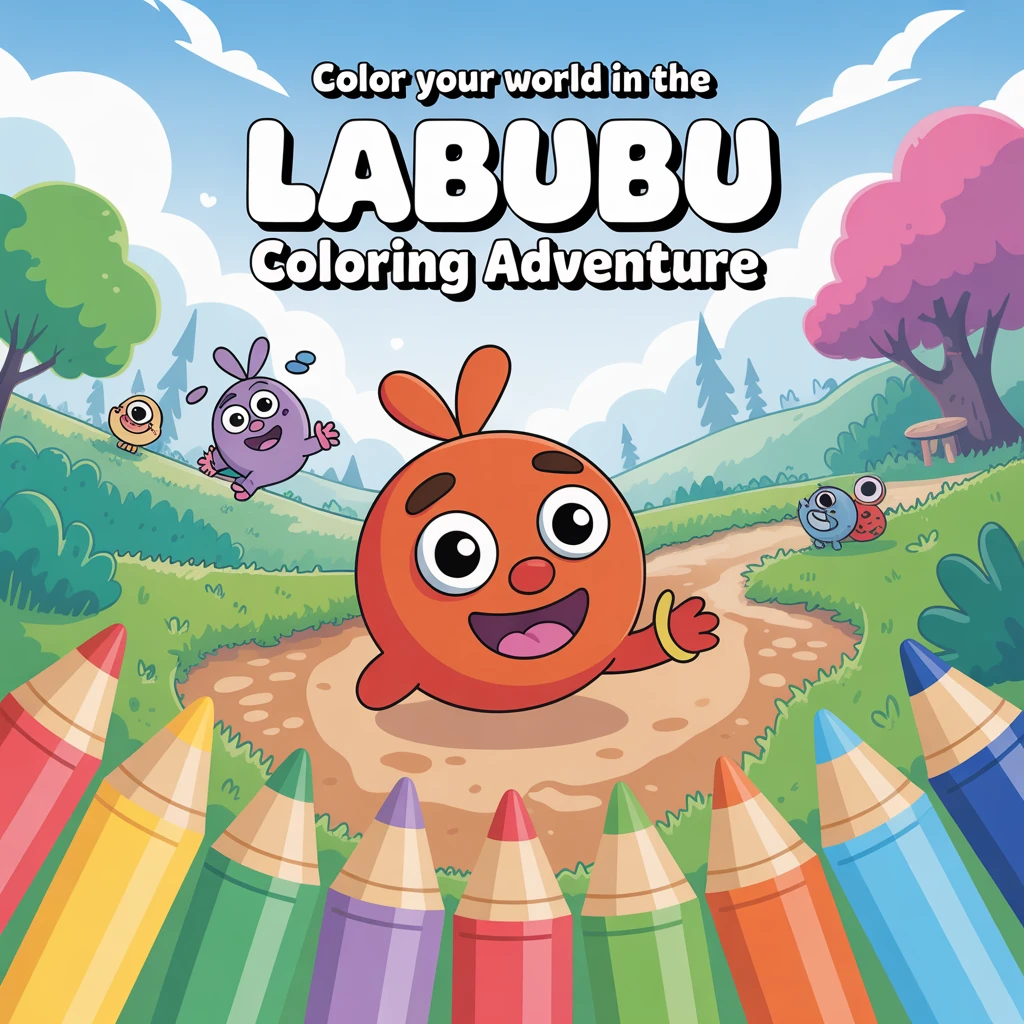 Cover image of Color Your World in the Labubu Coloring Adventure - A Free Online Game