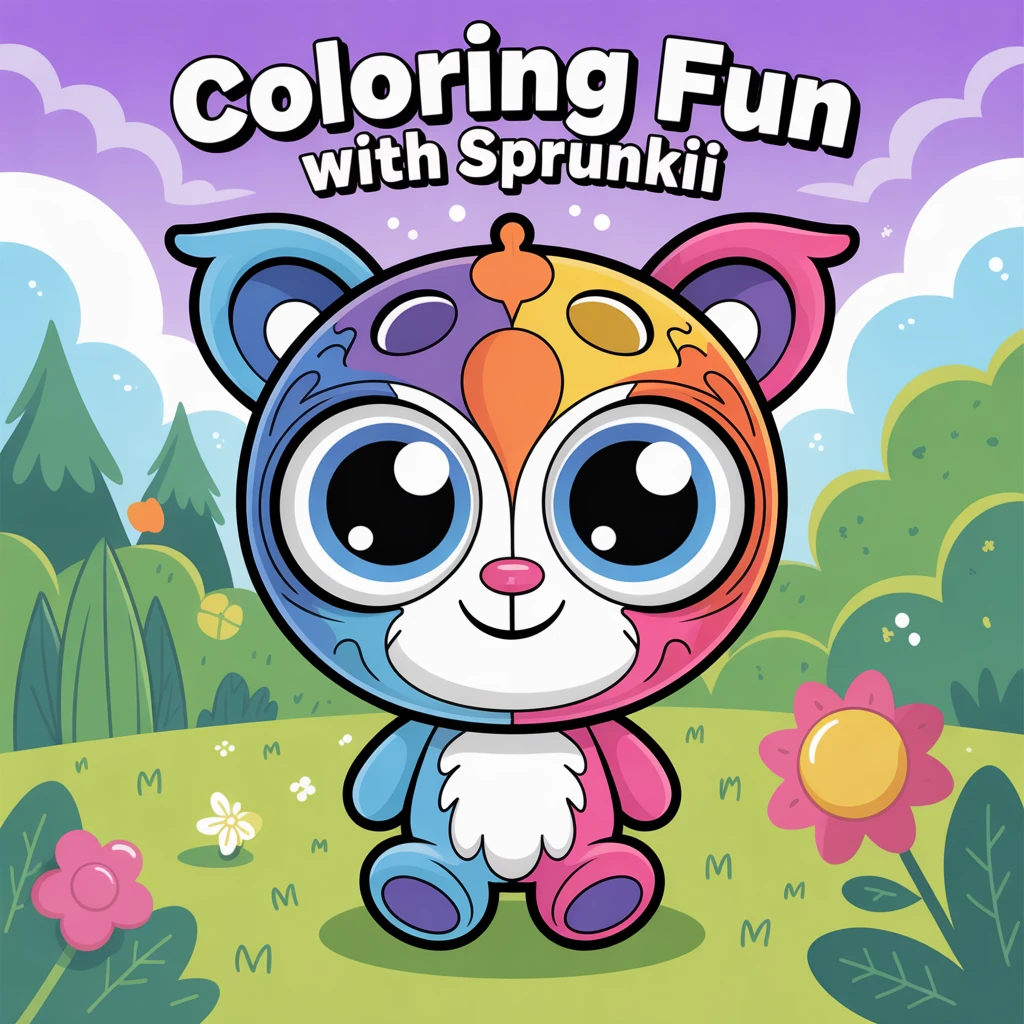 Cover image of Coloring Fun with Sprunki: An Easy Online Game for Everyone