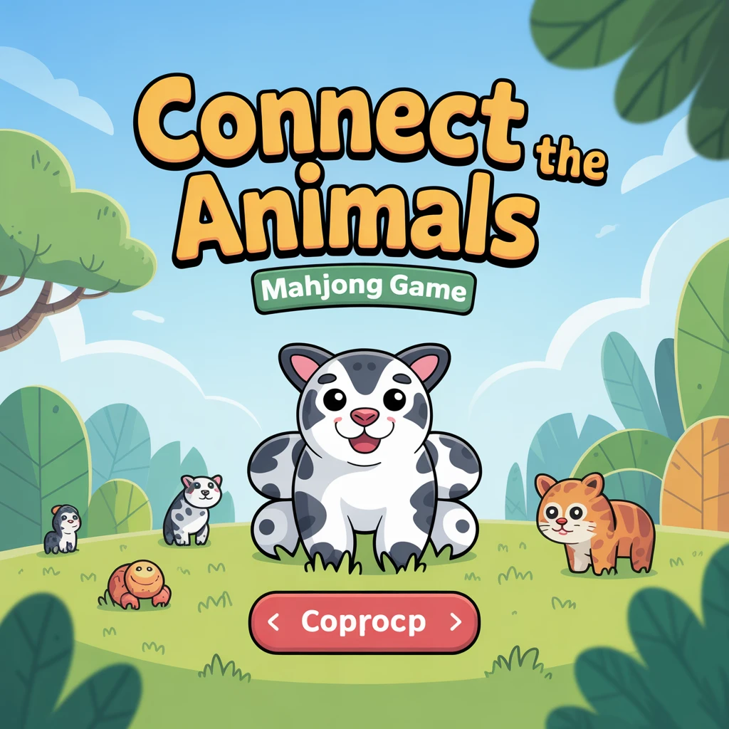 Cover image of Connect the Animals: Free Online Mahjong Game