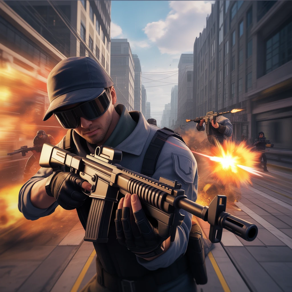 Cover image of Conquer the Battlefield in CS War Gun King: Free Online FPS Game