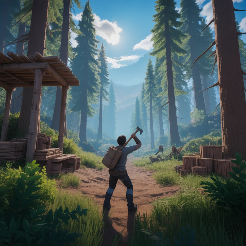 Cover image of Conquer the Wilderness: An Epic Online Survival Game